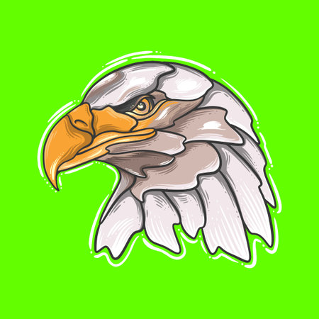 colorfull head vectorのイラスト素材