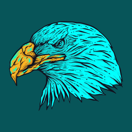 colorfull head vectorのイラスト素材