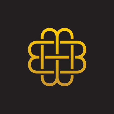 Illustration letter B Classic logo inspirationのイラスト素材