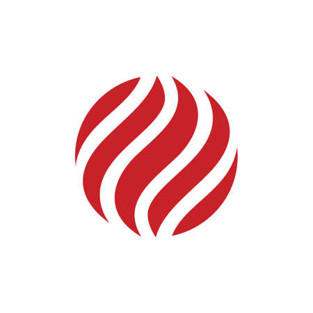 illustration flame or fire energy for global communityのイラスト素材