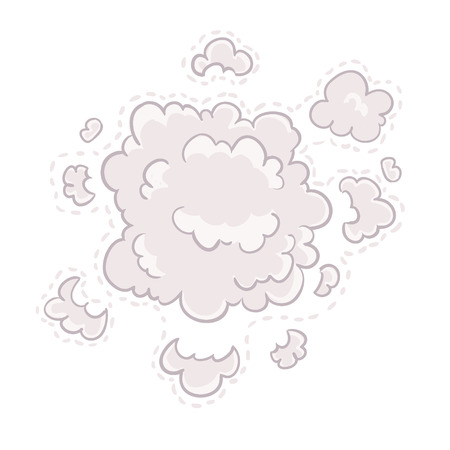 Boom comic book explosion, vector illustrationのイラスト素材