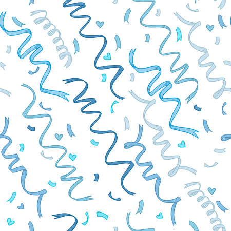 Hand drawn vector illustration - Confetti. Seamless patternのイラスト素材