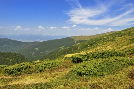 Karpaty, mountains in Ukraine の写真素材