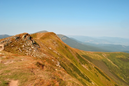 Karpaty, mountains in Ukraine の写真素材