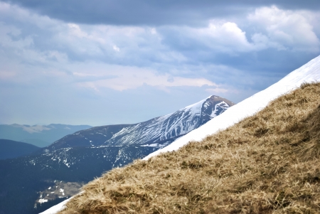 Carpathians, mountains in Ukraine の写真素材
