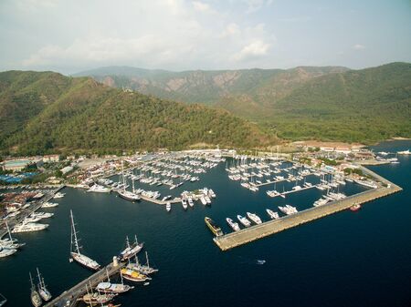 Green mountains, cloudy weather. Palma de Mallorcaの写真素材