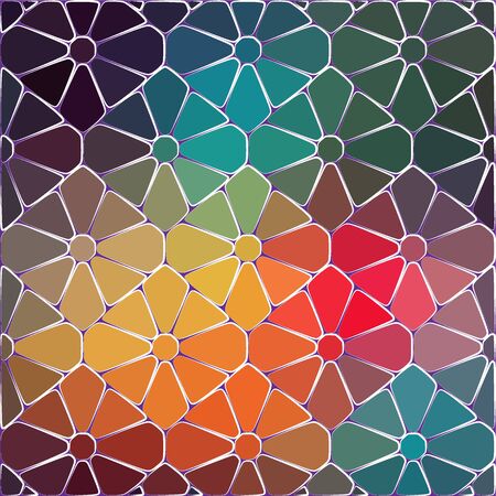 Abstract vector background of colored stonesのイラスト素材
