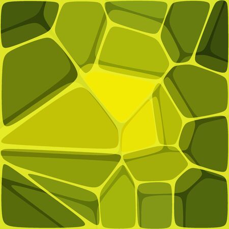 Abstract vector background of green polygons.のイラスト素材