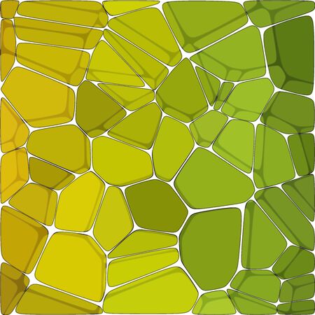 Abstract vector background of green polygons.のイラスト素材