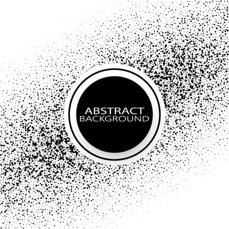 Halftone dotted background circularly distributed. Halftone effect vector pattern. Circle dots isolated on the white background.のイラスト素材