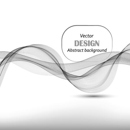Futuristic abstract background with smooth swoosh line modern gray layout. Vector illustration eps10のイラスト素材