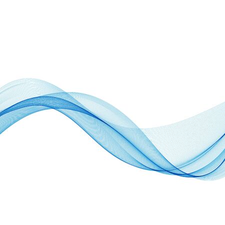 Blue business background wave for web designのイラスト素材