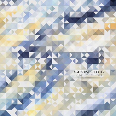 Triangle pattern. vector background. Blue, gray white trianglesのイラスト素材