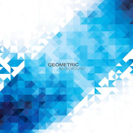 Blue Grid Mosaic Background, Creative Design Templates eps10のイラスト素材