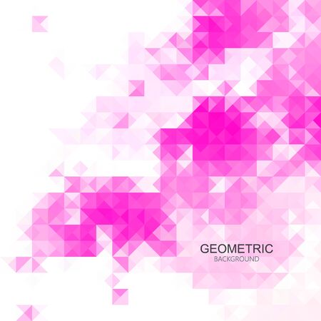 Pink Grid Mosaic Background, Creative Design Templates eps10のイラスト素材