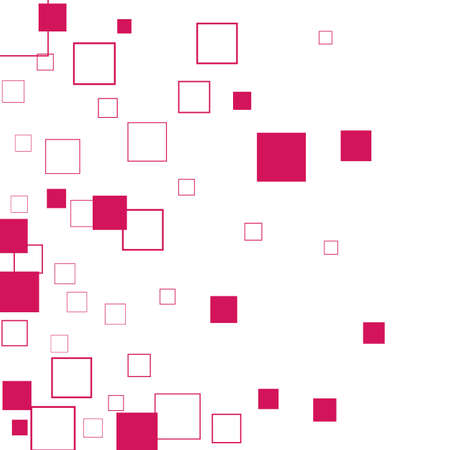 Sguare geometric seamless pattern. Fashion graphic background design. Modern stylish abstract texture.Color template for prints, textiles, wrapping, wallpaper, website etc. VECTOR illustrationのイラスト素材