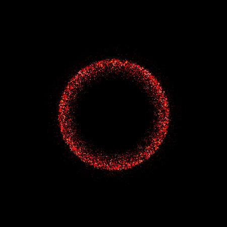 Red Bright New Year 2021 Background, vector illustrationのイラスト素材