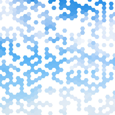 Abstract Hexagonal Background. Vector. Template design for science or technology presentation