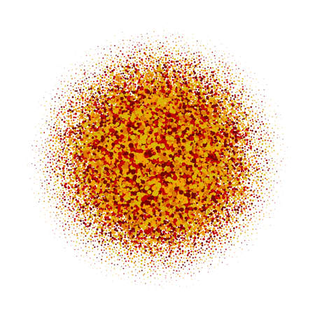 Gold sparkles on white background. Gold glitter background. Golden backdrop for card, vip, exclusive, certificate, gift, luxury, privilege, voucher, store, present, shopping.のイラスト素材