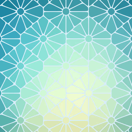 Blue vector stones geometric abstract background design templateのイラスト素材