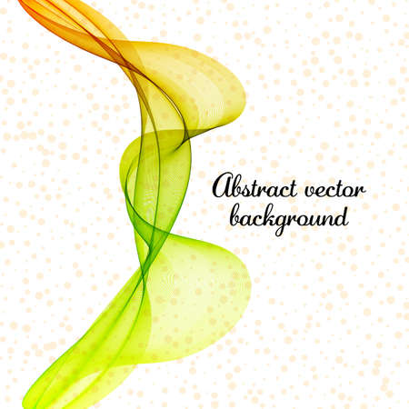 Abstract background color wave design element. Yellow and green vertical waveのイラスト素材