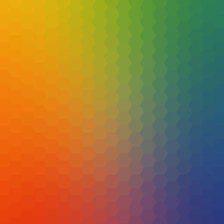 Bright Colored Hexagonal Design Honeycomb Abstract Backgroundのイラスト素材