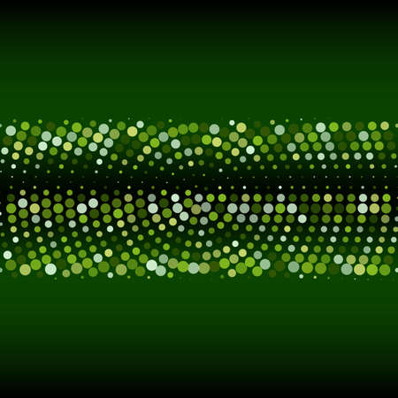 Design green halftone background on the black vector illustration.のイラスト素材