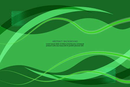 Stylish abstract geometric green background vector illustration eps10のイラスト素材