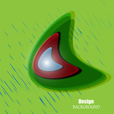 Vector abstract background with colorful forms triangle.のイラスト素材