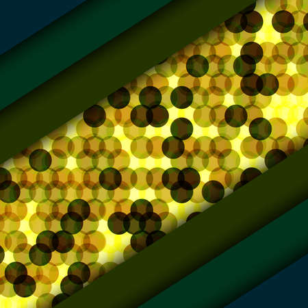 Abstract geometric lines shadow design background with transparent color circles.のイラスト素材