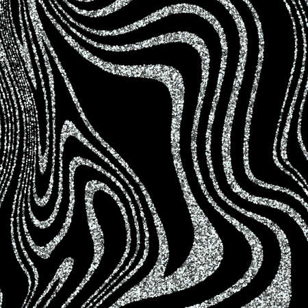 Dark vector background with silver dust, silver glitter, holiday postcard designのイラスト素材