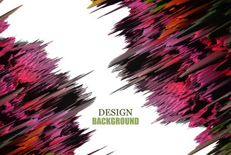 Abstract design geometric background of colored diagonally arranged linesのイラスト素材