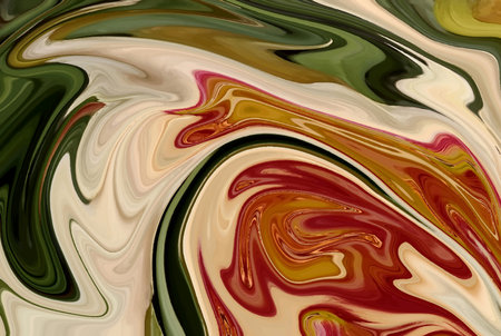 Abstract background of colored tones liquid acrylic flow, marbling, brochure template, design...