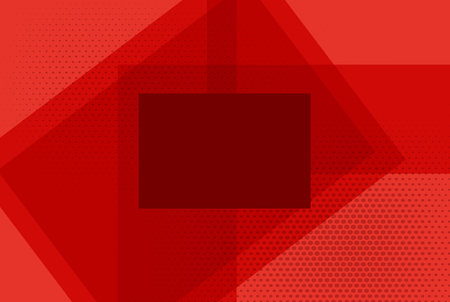 Red geometric background, banner, brochure templateのイラスト素材