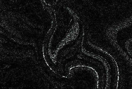 Silver fine dust on a black background, design elementのイラスト素材