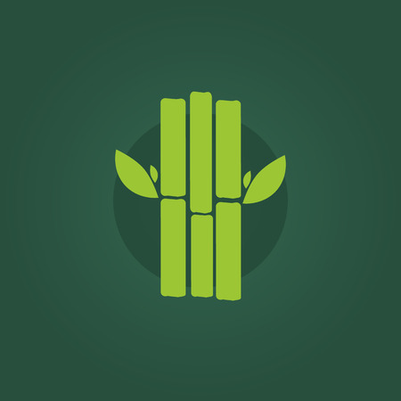 Sugar cane icon. Sugar cane sign and symbol in flat style. Sugar cane concept foodのイラスト素材