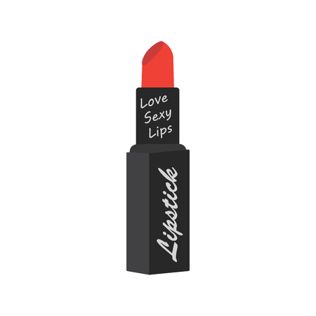 Lipstick isolated on white backgroundのイラスト素材