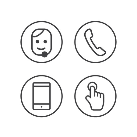 Vector icons for informationのイラスト素材
