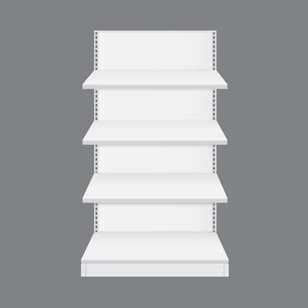 blank carton display stand for products vectorのイラスト素材