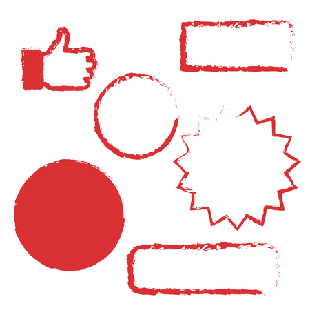 Stamps framesのイラスト素材