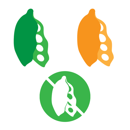 Soybeans food allergyのイラスト素材