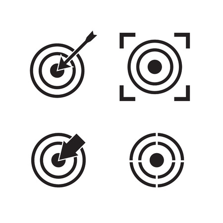 Target iconsのイラスト素材