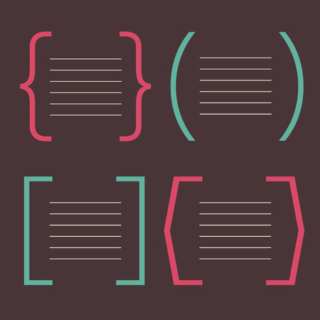 Quotes and brackets Speech Bubbles. Short quotesのイラスト素材