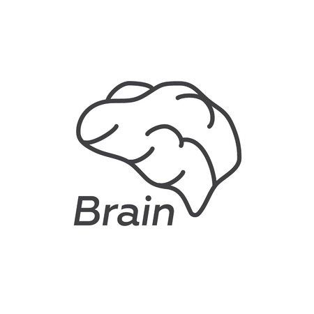 Colorful brain low polygonのイラスト素材
