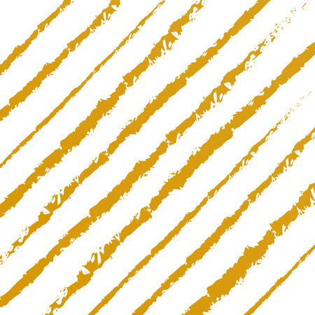Seamless pattern hand-drawn line in golden colorのイラスト素材