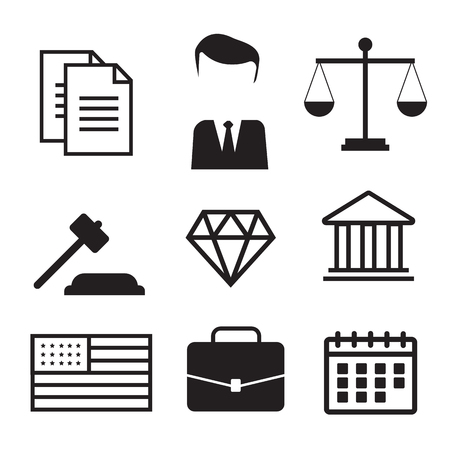 Legal compliance deal protection and copyright regulation. Copyright legal, protection and regulationのイラスト素材