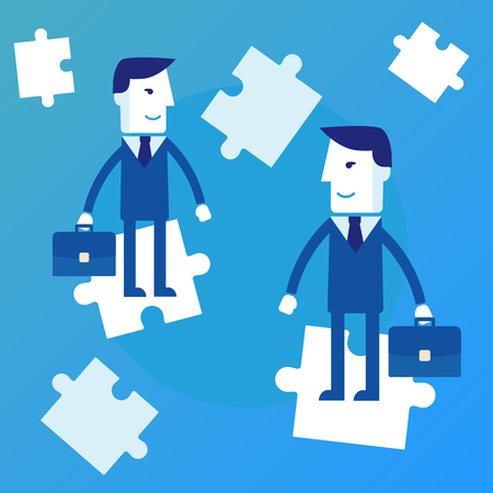 Business Solution. Business conceptのイラスト素材