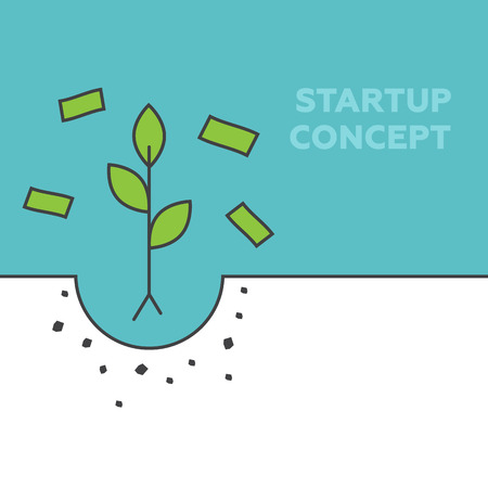 Start Up new business vector illustrationのイラスト素材