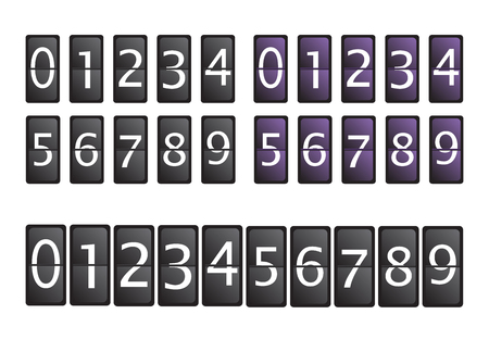 Count timer set vector illustrationのイラスト素材