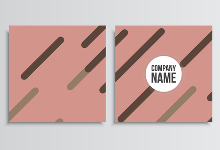 Placards or Banner. Corporate identity template. Business stationery mock-up with logo. Branding designのイラスト素材